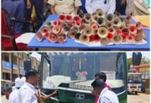 Photo of सरगुजा में प्रेशर हॉर्न वालों की खैर नहीं! 44 वाहनों पर कार्रवाई, 88 हजार का जुर्माना SSP के निर्देश पर बड़ा अभियान, प्रेशर हॉर्न के खिलाफ सरगुजा पुलिस की ताबड़तोड़ कार्रवाई