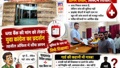 Photo of 100 बिस्तरों का अस्पताल, लेकिन ब्लड के लिए मरीजों की जेब हो रही ‘खाली’!  ब्लड स्टोरेज यूनिट में जांच की सुविधा नदारद, डोनर तैयार फिर भी जरूरतमंद भटकने को मजबूर; युवा कांग्रेस ने सौंपा ज्ञापन  ‘खून मुफ्त में मिल जाए तो भी चढ़वाने के लिए पैसे चाहिए!’—व्यवस्थाओं पर उठे सवाल  पत्थलगांव।